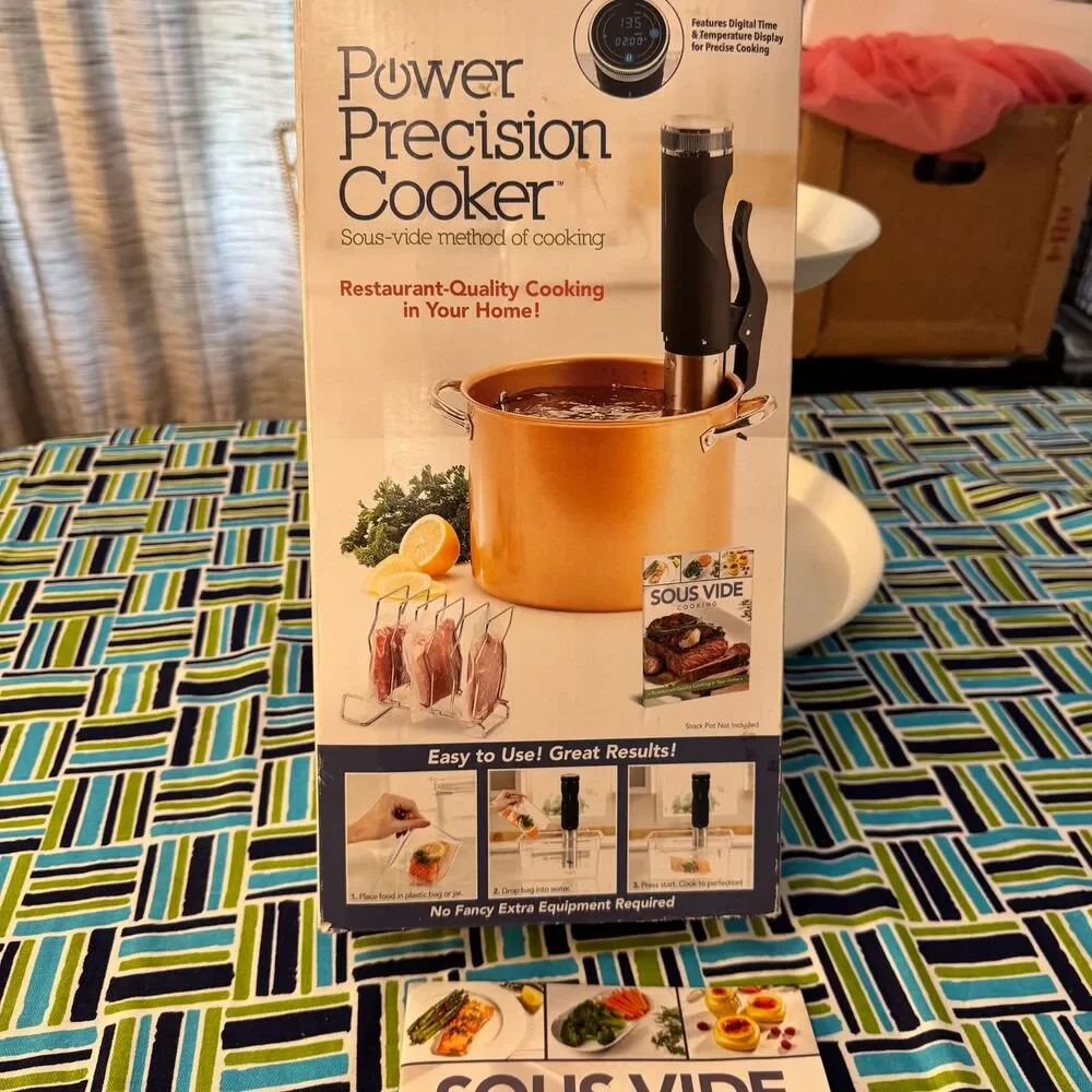 Power Precision Cooker Sous-vide Method Of Cooking Tristar Digital time Temperat